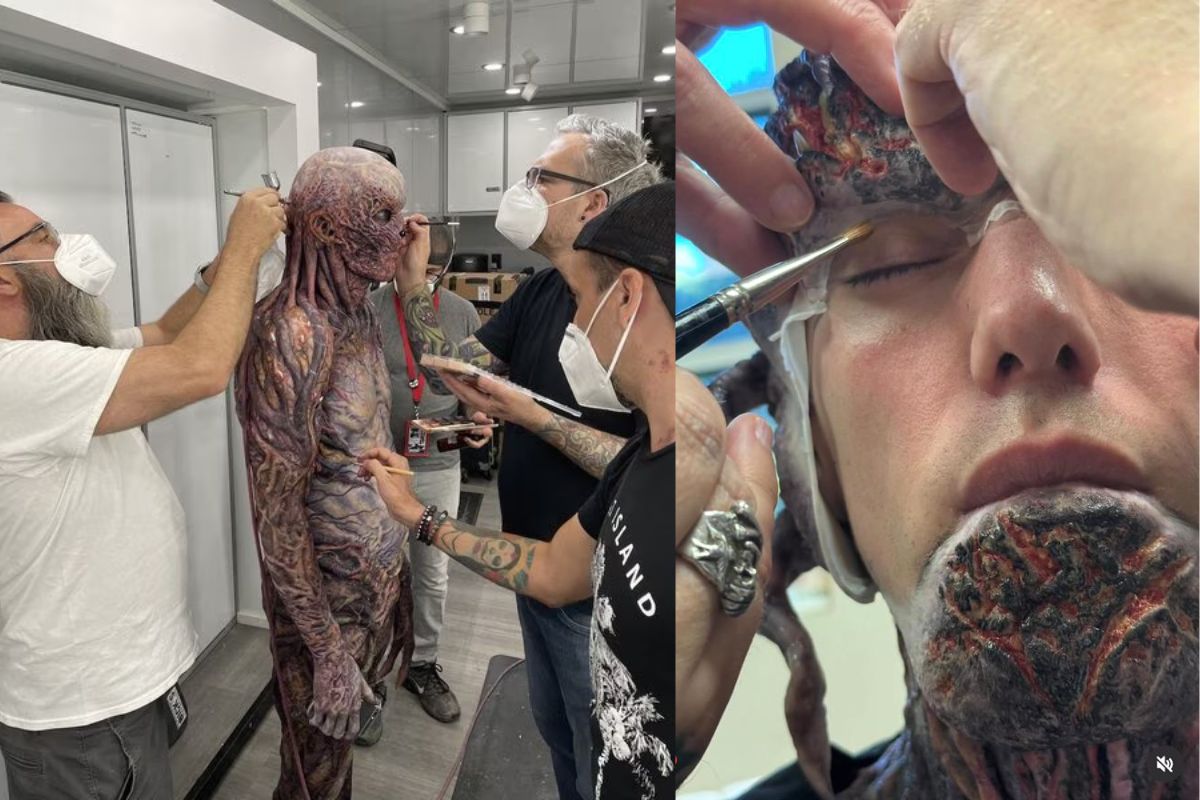 maquillaje de vena de stranger things jamie campbell bower