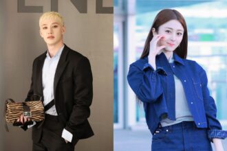Bang Chan de Stray Kids y su atento gesto hacia Yunjin de LE SSERAFIM en el desfile de Fendi en Milán