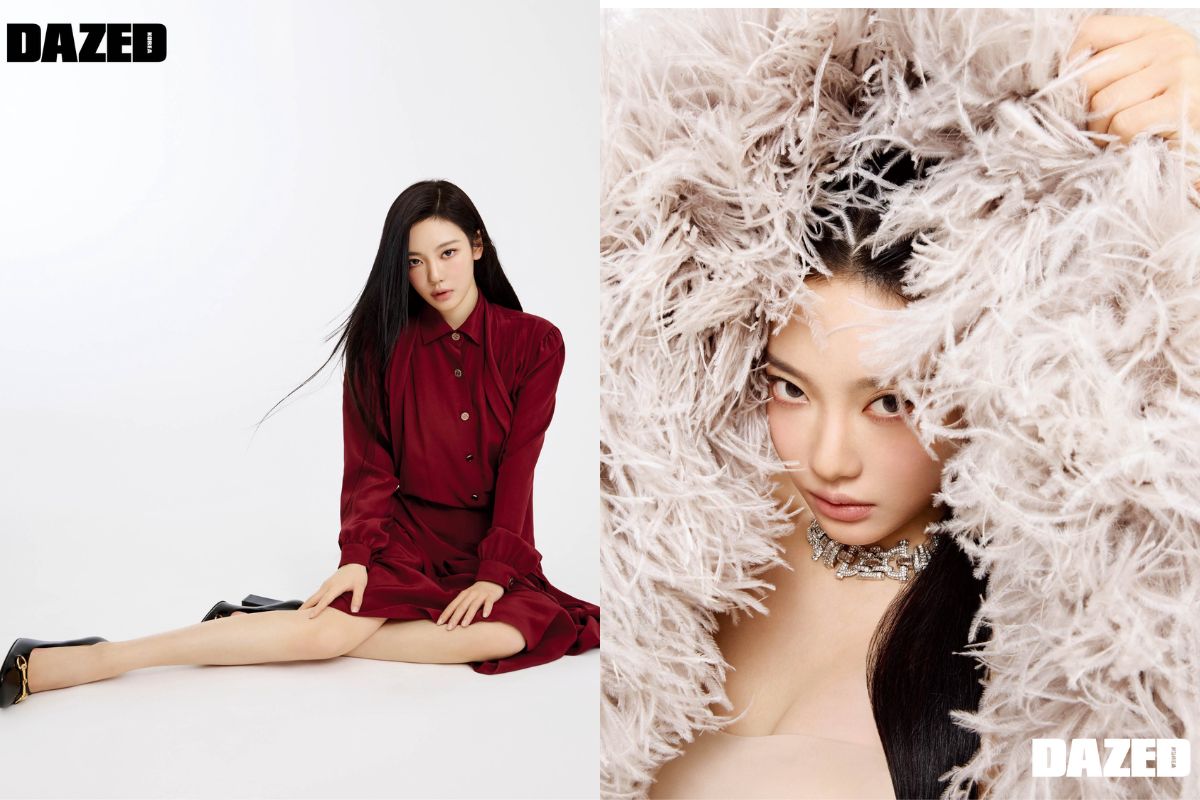 Ningning de aespa enamora con su encanto femenino en nuevas fotos para DAZED Korea