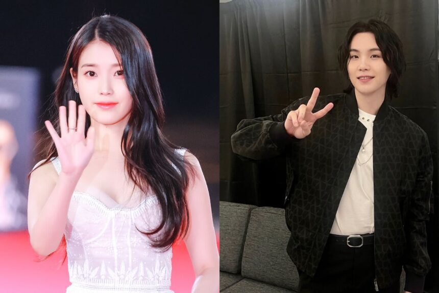 Se rumorea que IU y Suga de BTS están trabajando en una nueva colaboración