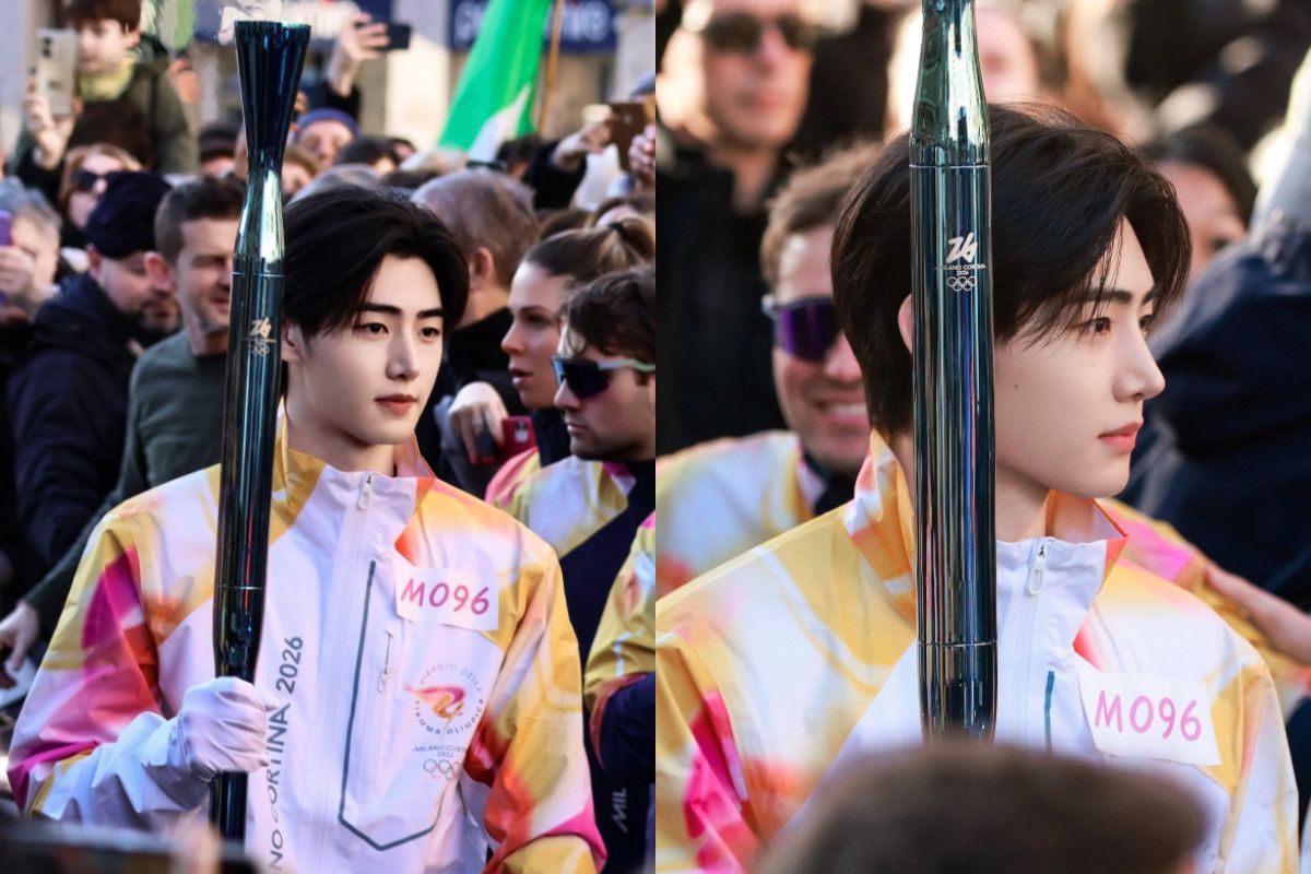 Sunghoon de ENHYPEN participa en el relevo de la antorcha de los Juegos Olímpicos de Invierno en Milán