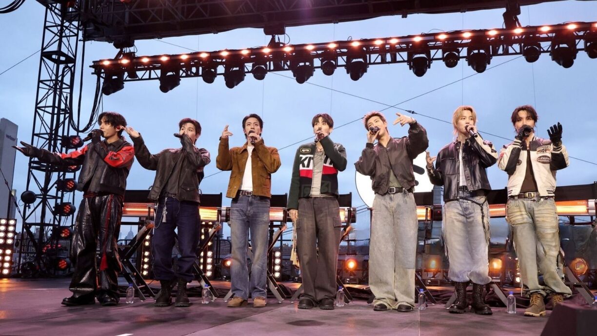 BTS inicia las promociones de ARIRANG al público de Estados Unidos con un candente show