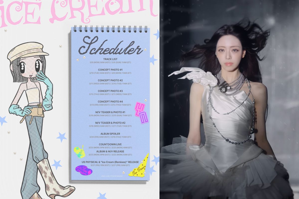 Yuna de ITZY iniciará su carrera como solista con su álbum debut ‘Ice Cream’ el 23 de marzo Cronograma oficial de estreno del álbum debut de Yuna 'ICE CREAM'