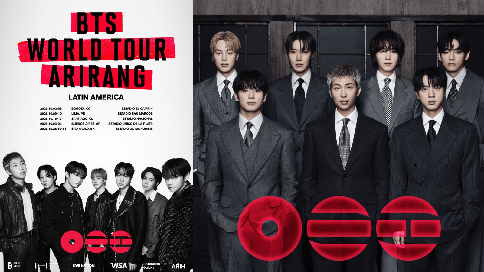 FECHAS DEL ARIRANG WORLD TOUR EN LATINOAMERICA