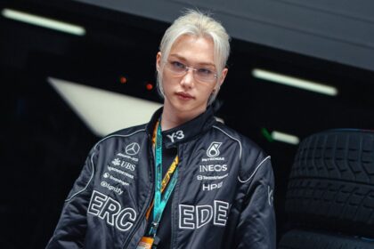Felix de Stray Kids y su impecable look en el evento de Formula 1 en China