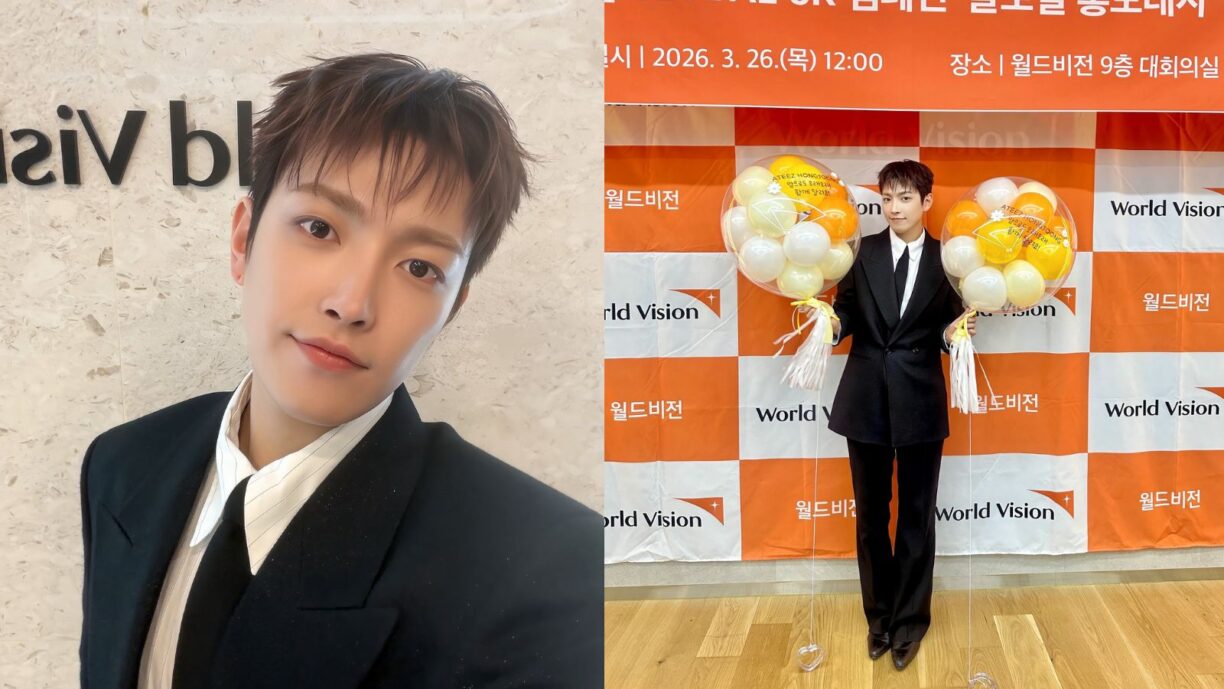 Hongjoong de ATEEZ se convierte en embajador global y lidera campaña por los niños