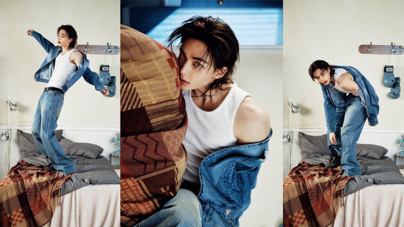 Hyunjin protagoniza la nueva campaña de GUESS