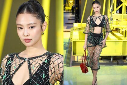 Jennie de BLACKPINK se une al trend viral de Dracula durante la Semana de la Moda de París