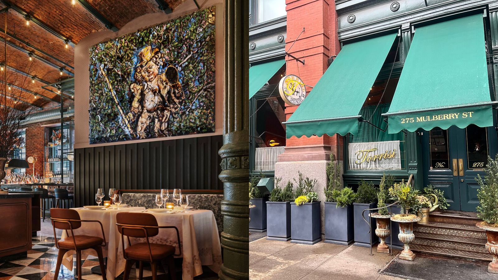 Jungkook y V de BTS han sido captados teniendo una cena romántica en Estados Unidos Jungkook y V de BTS visitan el restaurant torrisi en Nueva York