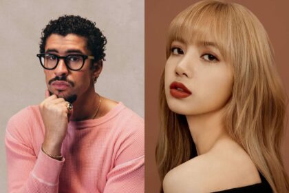 Lisa de BLACKPINK posa junto a Bad Bunny en su show Spotify Billions Club Live en Tokio