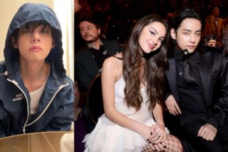V de BTS finalmente revela lo que le dijo a Olivia Rodrigo al oído en los GRAMMYs del 2022