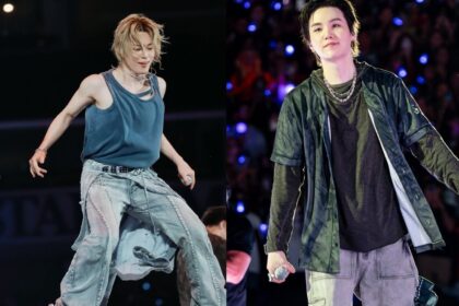 BTS Suga le da una nalgada a Jimin en su última transmisión en vivo