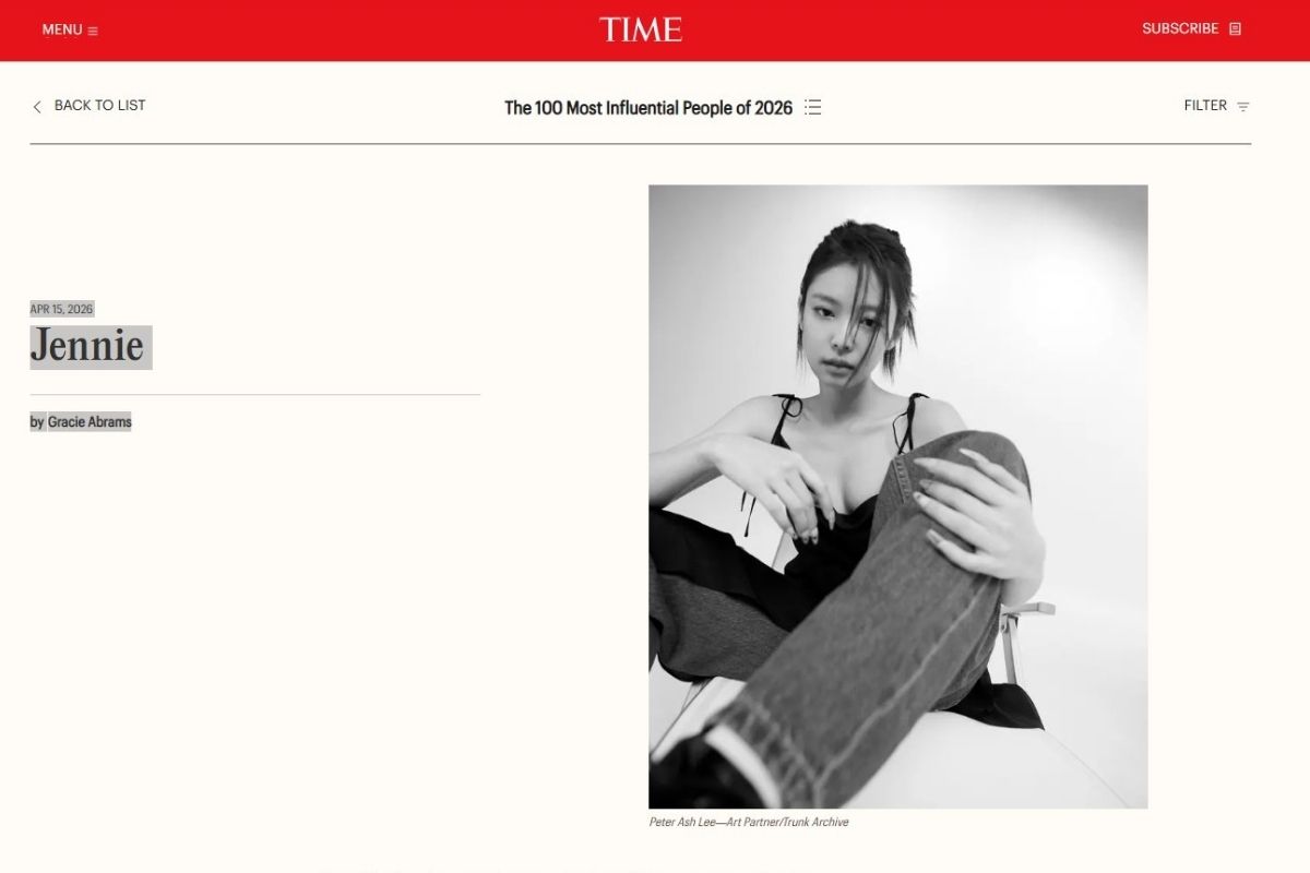 Gracie Abrams elogia a Jennie de BLACKPINK en los honores de TIME100 Gracie Abrams elogia a Jennie de BLACKPINK en los honores de TIME100