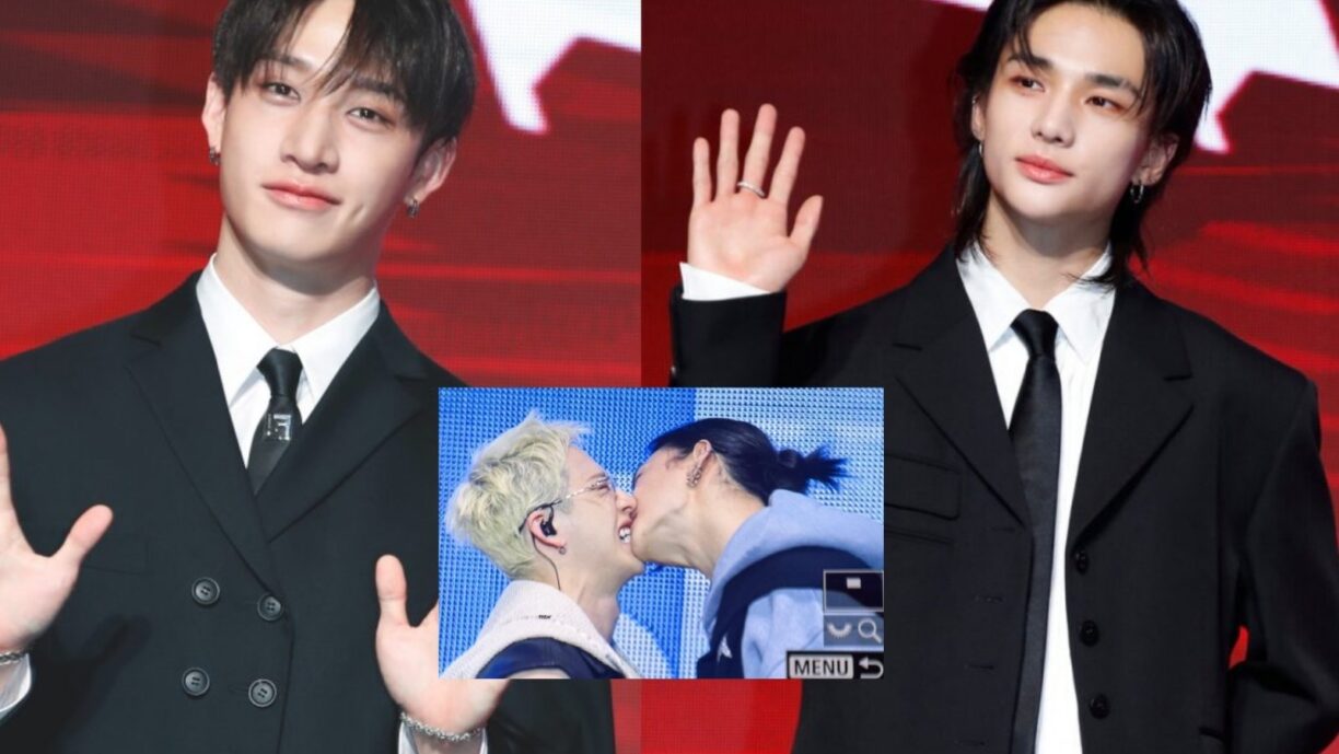 Hyunjin y Bang Chan de Stray Kids se besaron durante un fan meeting