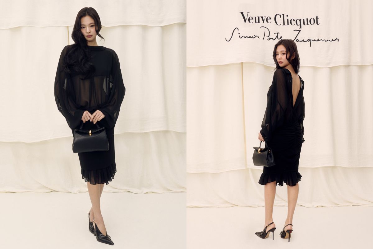 Jennie de BLACKPINK luce un estilo elegante y glamouroso en el evento de lanzamiento de Jacquemus x Veuve Clicquot