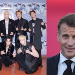 Los chicos de Stray Kids funados por promocionar al presidente de Francia Emmanuel Macron