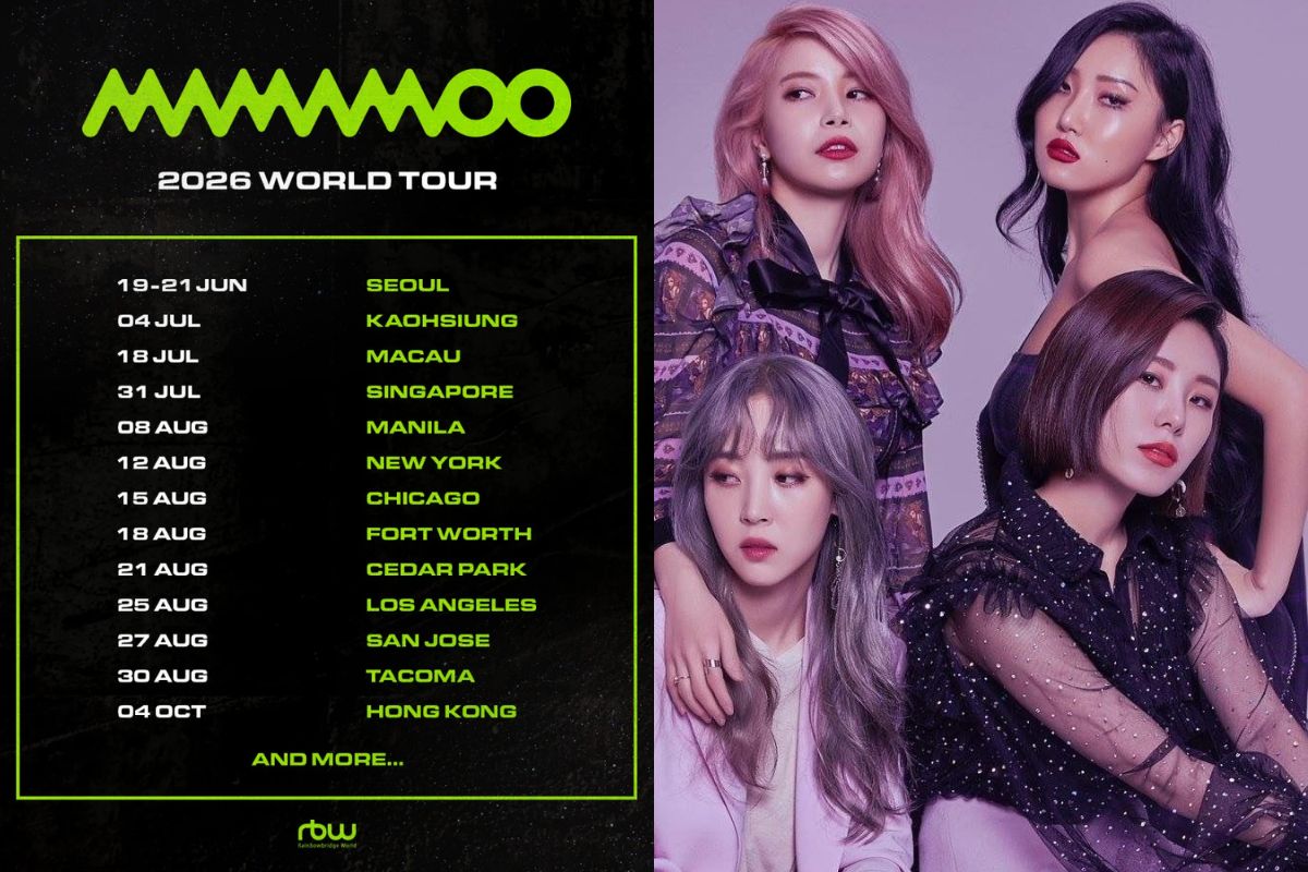 MAMAMOO revela fechas y paradas para su gira mundial 2026