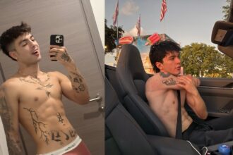 Naim Darrechi y Carlos Alberto Fuentes se besan en la boca en La Mansión VIP