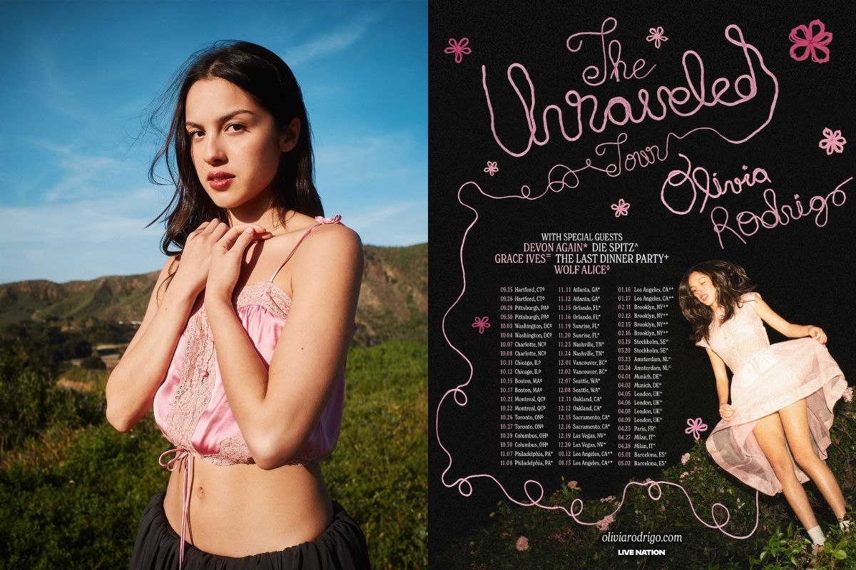 Olivia Rodrigo donará una porción de las ventas de las entradas de su gira 'The Unraveled'