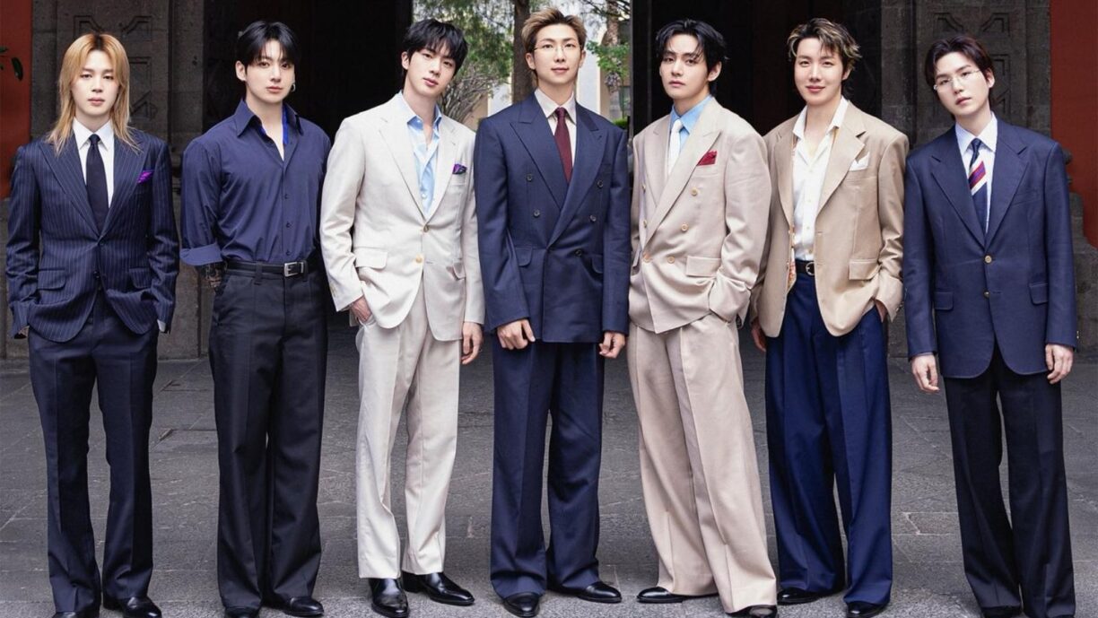 Así fue la visita de BTS al Palacio Nacional de México antes de sus conciertos en la Ciudad de México