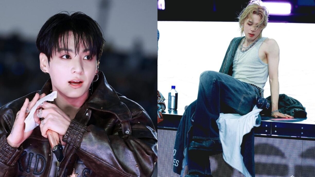 BTS Jungkook y Jimin intentan desvestirse uno al otro en el escenario