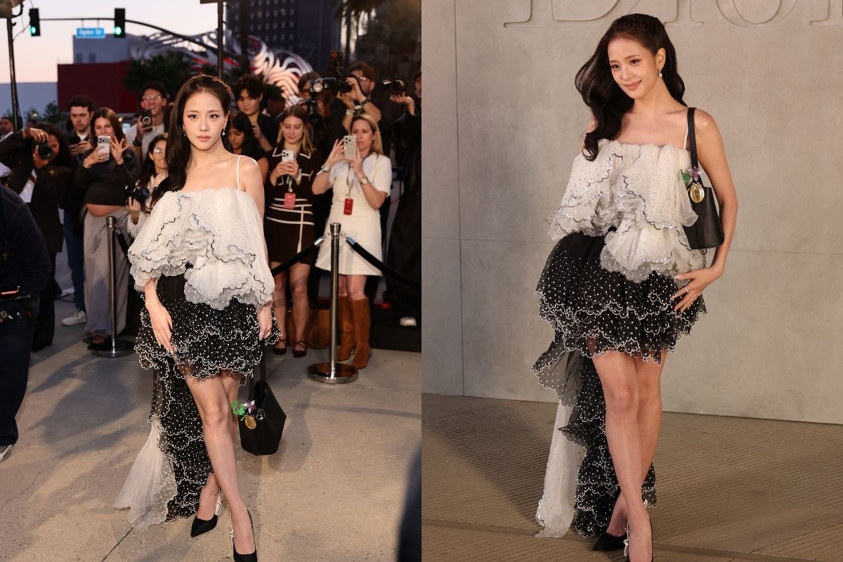 Jisoo de BLACKPINK cautiva a todos con su encanto en el 'Dior Cruise Show' en Estados Unidos