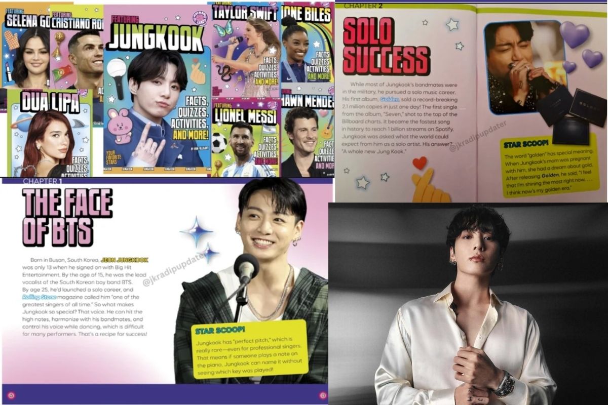Jungkook de BTS se convierte en el primer cantante coreano en aparecer en una serie de libros infantiles de Estados Unidos