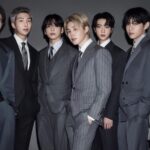 Los miembros de BTS se unen para intentar desvestir a V durante un concierto