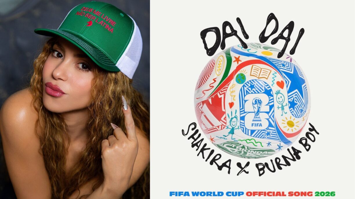 Shakira y Burna Boy anuncian la canción ‘Dai Dai’, himno oficial del mundial de fútbol 2026