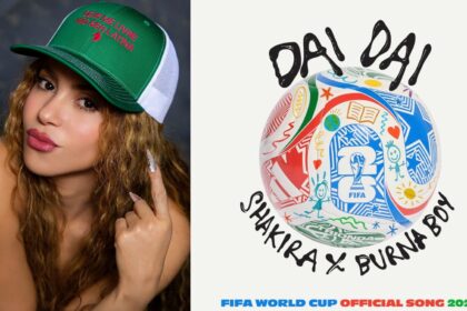 Shakira y Burna Boy anuncian la canción ‘Dai Dai’, himno oficial del mundial de fútbol 2026