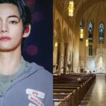 V de BTS asistió a la iglesia católica en el ejército para obtener un nombre de bautismo