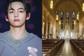 V de BTS asistió a la iglesia católica en el ejército para obtener un nombre de bautismo