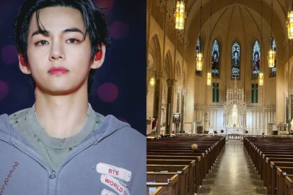 V de BTS asistió a la iglesia católica en el ejército para obtener un nombre de bautismo