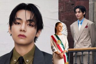 V de BTS encanta por completo por su caballerosa actitud con la presidenta de México