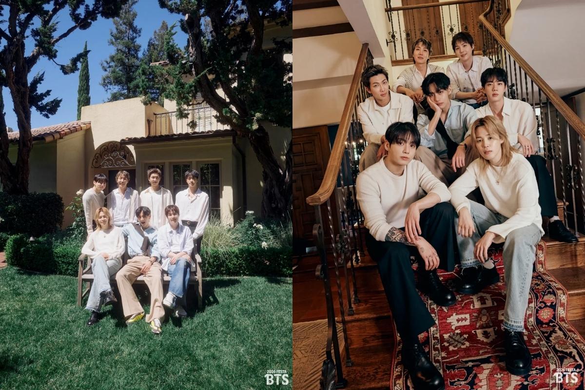 BTS inicia la celebración de su 13 aniversario Festa con unas adorables fotos familiares en grupo