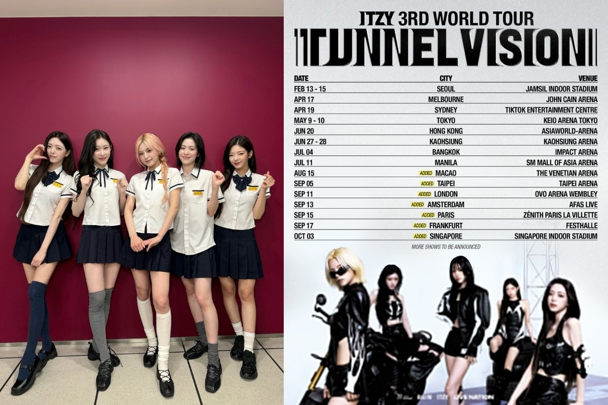 ITZY desvela fechas adicionales para su gira mundial 'TUNNEL VISION'