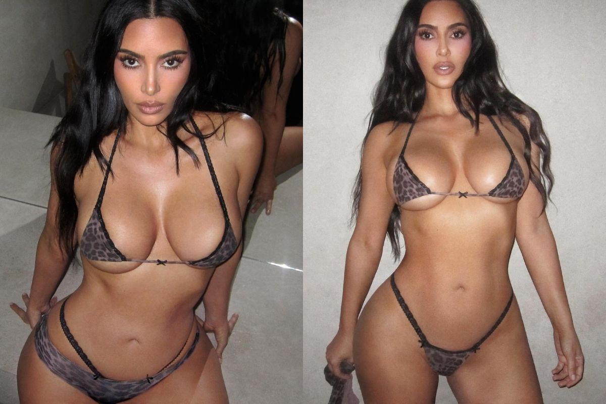 Kim Kardashian deleita con nuevas y candentes fotos en ropa intima