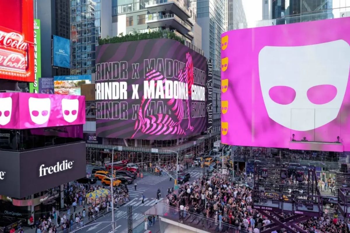 Madonna sorprendió a los fans con un concierto gratuito en colaboración con Grindr
