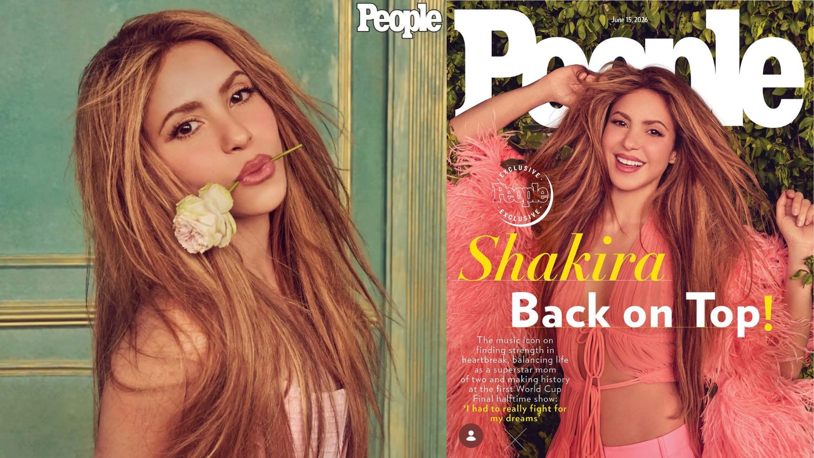 Shakira es la portada para la revista PEOPLE