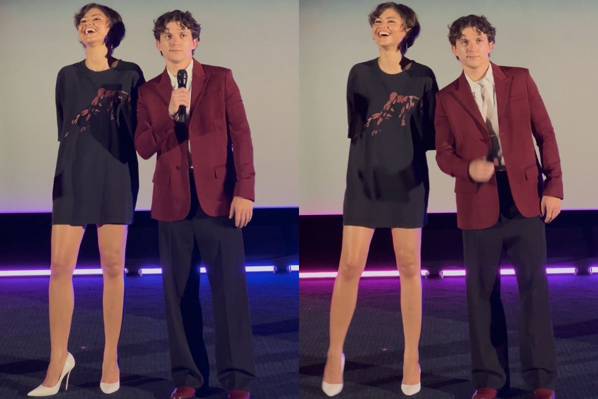 Zendaya impacta en la gira de prensa de 'Spider-Man' con un atuendo "sin pantalones"