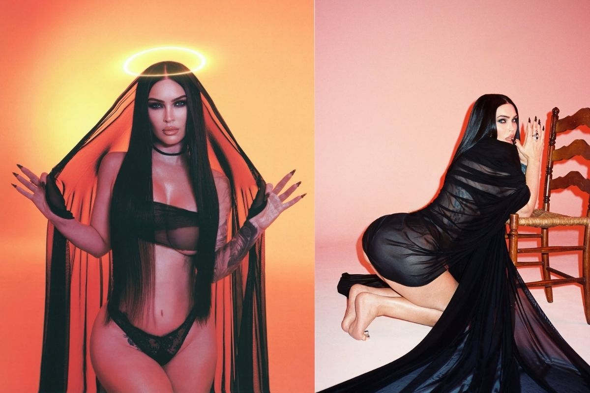 Megan Fox regresa a las redes con una sensual lancería gótica negra Megan Fox regresa a las redes con una sensual lancería gótica negra