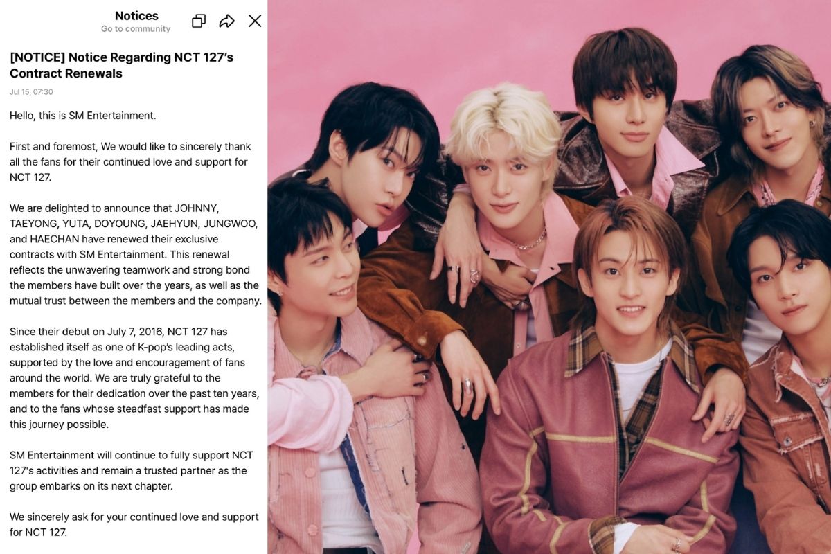 NCT 127 renueva contrato con todos sus miembros por una temporada más NCT 127 renueva contrato con todos sus miembros por una temporada más