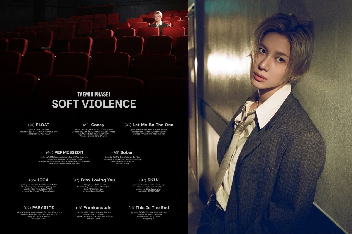 Taemin de SHINee revela el tracklist de su proximo album 'PHASE 1: Soft Violence'