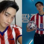 San de ATEEZ desata duras críticas tras aparecer en un partido de fútbol