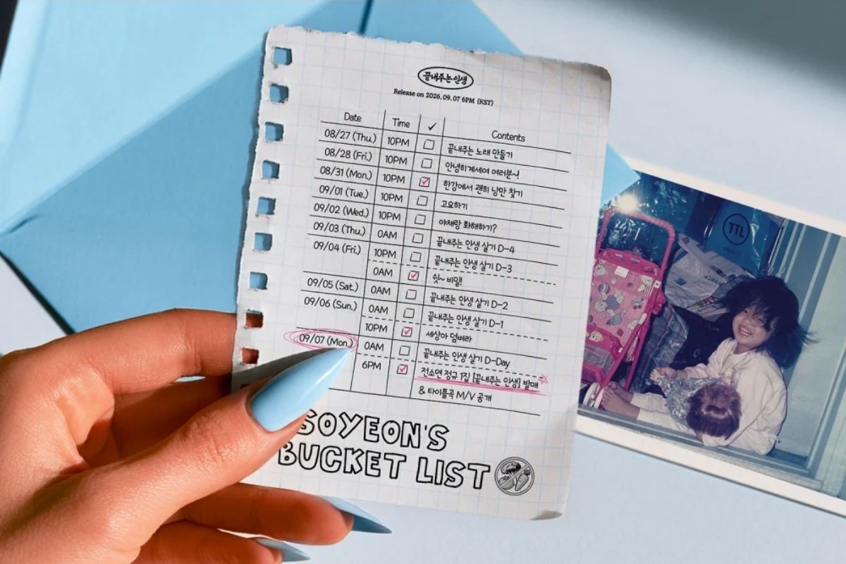 Soyeon de I-DLE comparte el calendario promocional de su próximo álbum en solitario