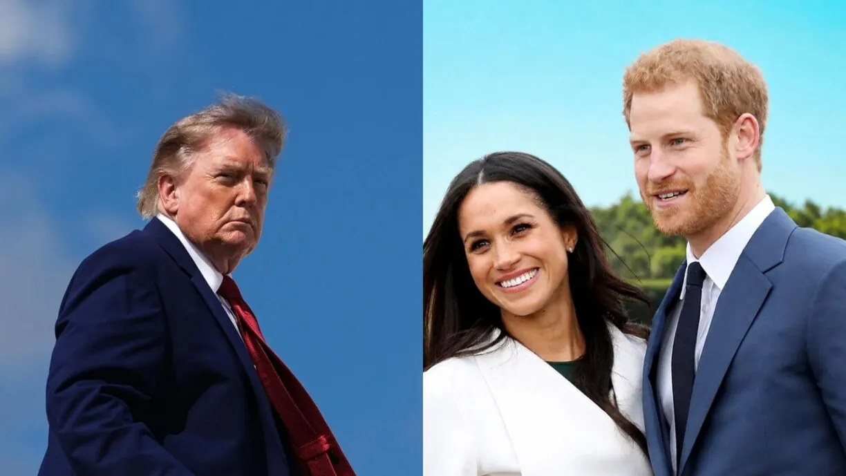 Donald Trump critica el regreso del príncipe Harry y Meghan Markle al Reino Unido Donald Trump critica el regreso del príncipe Harry y Meghan Markle al Reino Unido